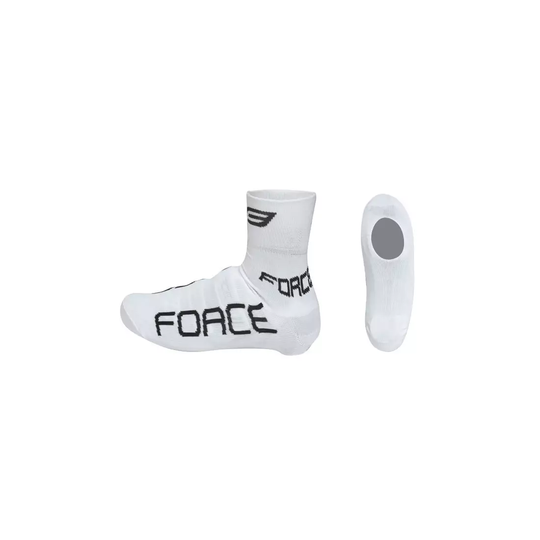 FORCE 905963 knitted boot protectors white