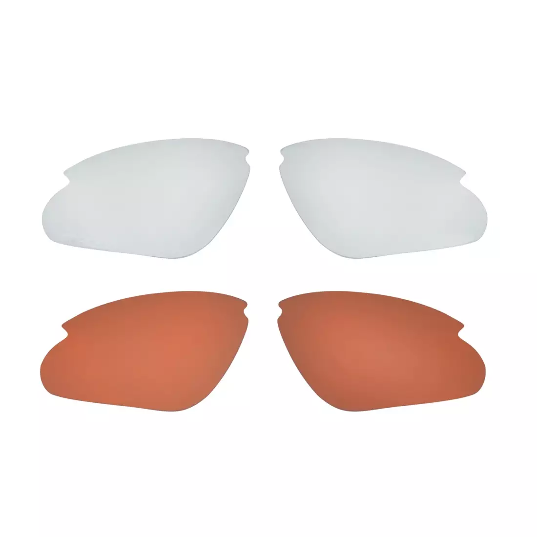 FORCE AIR glasses with replaceable lenses, white and red 91043