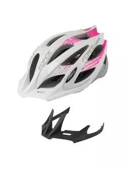 FORCE COBRA women's bicycle helmet 902930 white and pink