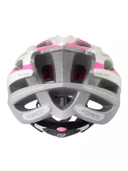 FORCE COBRA women's bicycle helmet 902930 white and pink