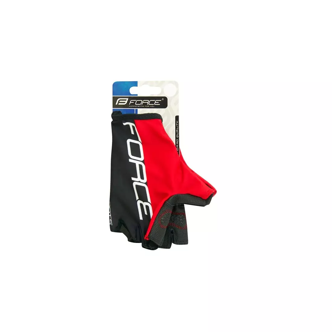 FORCE DOTS cycling gloves red 905247