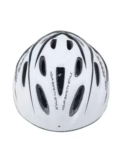 FORCE HAL bicycle helmet White and black