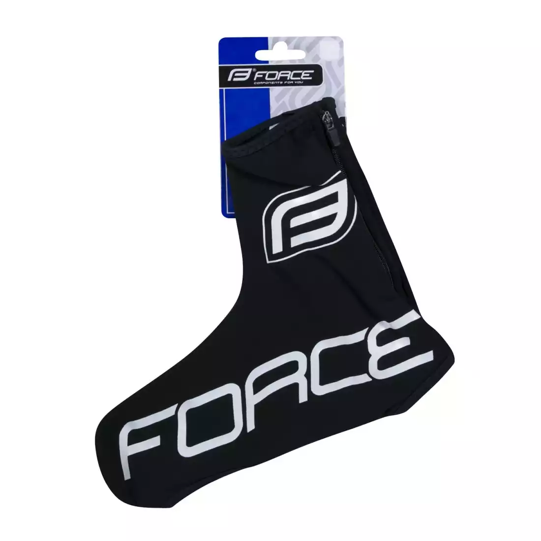 FORCE LYCRA TERMO insulated road boot protectors, black 905920