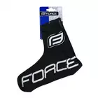 FORCE LYCRA TERMO insulated road boot protectors, black 905920