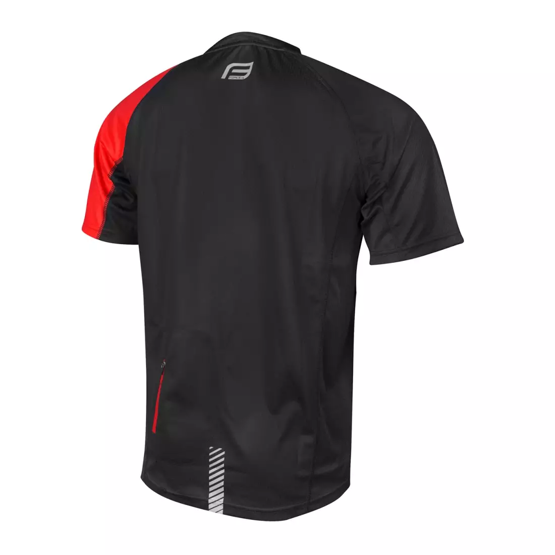 FORCE MTB ATTACK loose cycling jersey MTB black-red 900150
