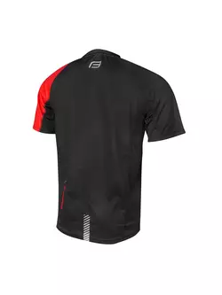 FORCE MTB ATTACK loose cycling jersey MTB black-red 900150