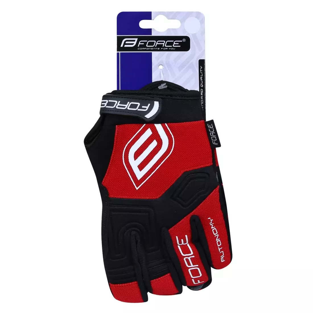 FORCE MTB AUTONOMY cycling gloves Red