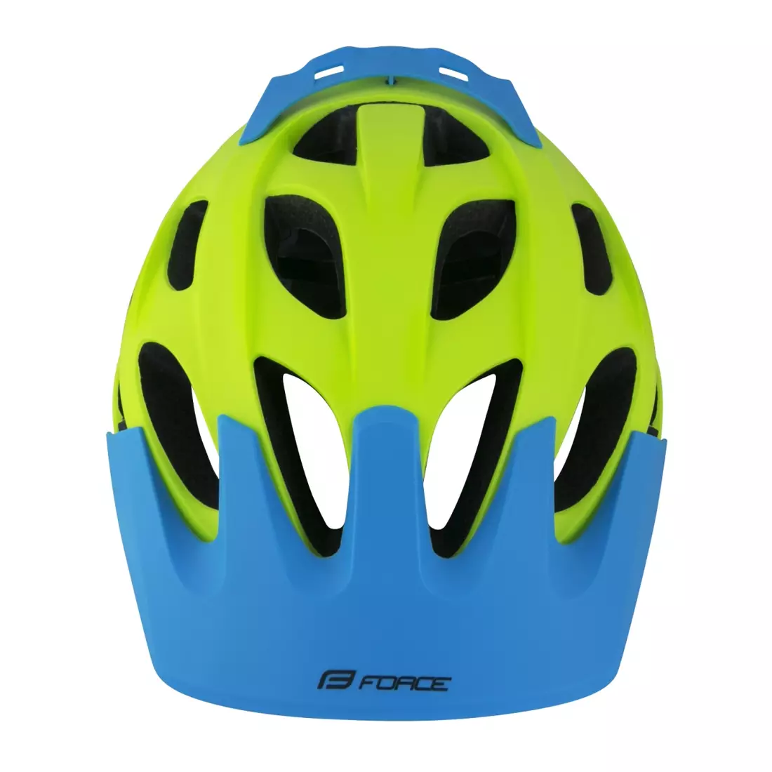 FORCE RAPTOR bicycle helmet fluorine blue