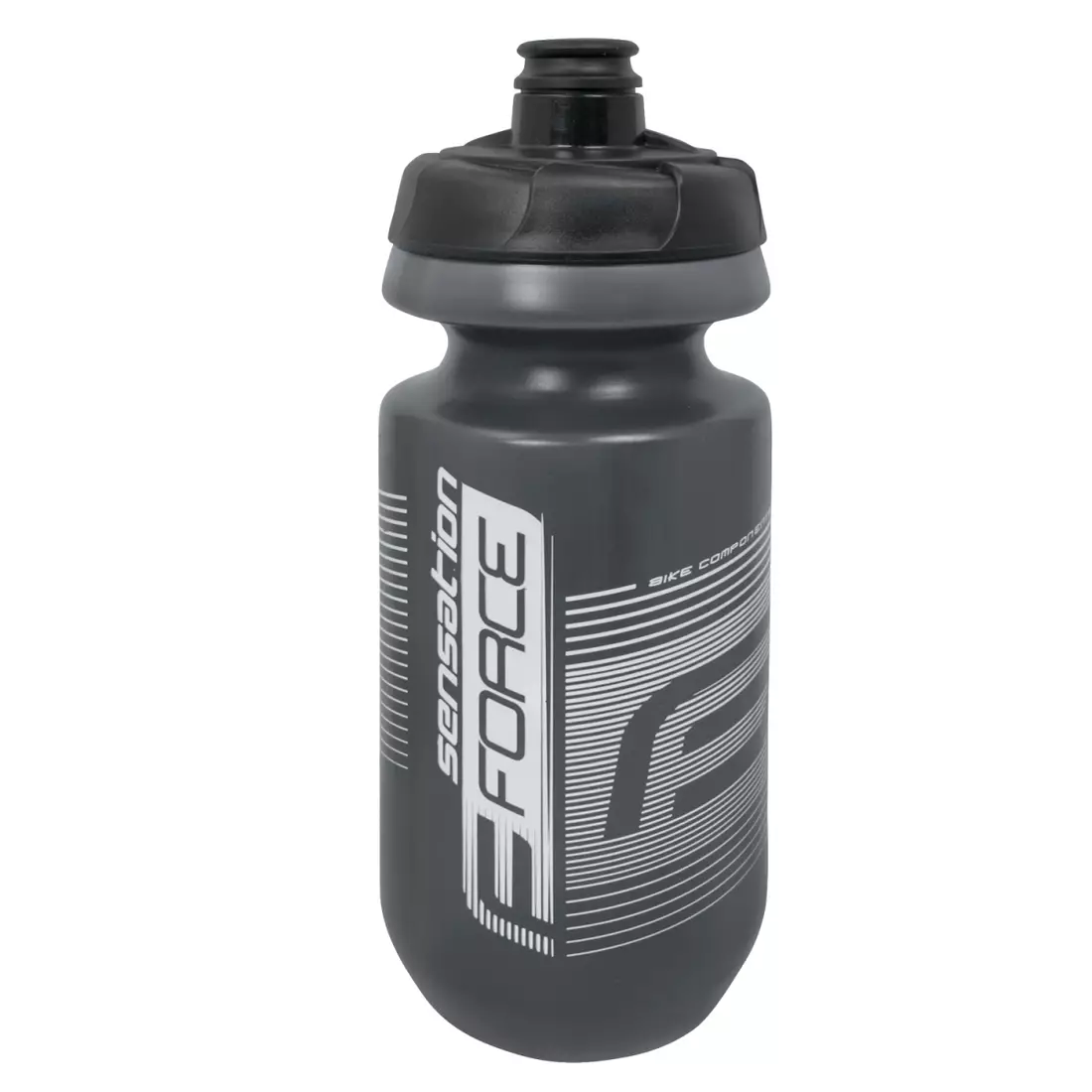 FORCE SENSATION bicycle water bottle 0,62l grey/white 25301