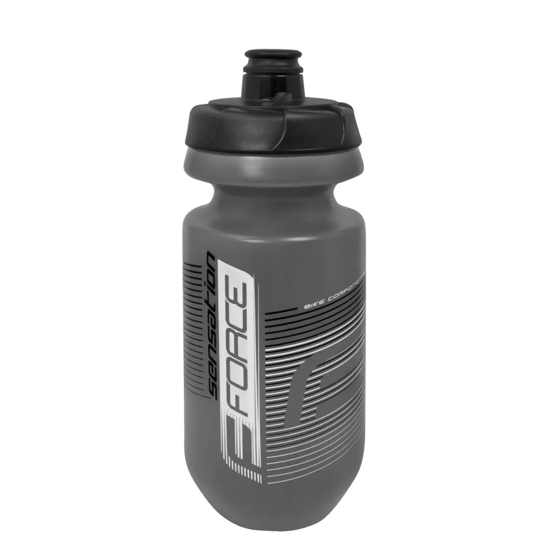 FORCE SENSATION bicycle water bottle 0,62l grey/white/black 25302