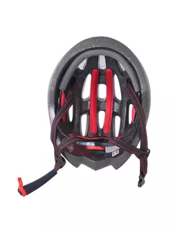 FORCE TERY bicycle helmet white, black and red 902729/30