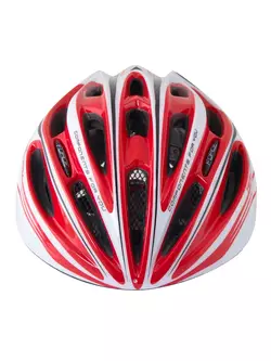 FORCE TERY bicycle helmet white-red-black 902723/4