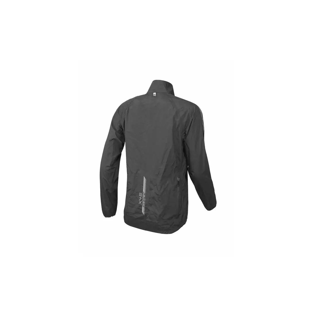 FORCE X45 rain cycling jacket, black 899750