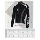 FORCE X72 PRO men's softshell jacket for a bicycle, yellow fluorine