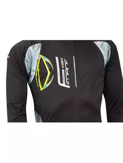 FORCE X80 WIDE lightweight SOFTSHELL cycling jacket, uninsulated, black 90005-W
