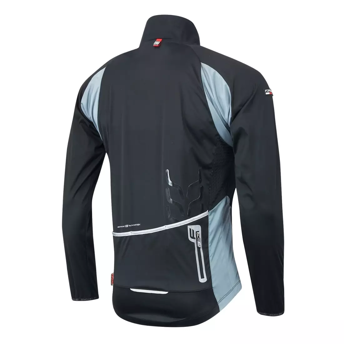 FORCE X80 lightweight cycling jacket X80 SOFTSHELL, black 90005