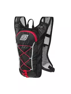 FORCE backpack PILOT 10l, black and red 896691