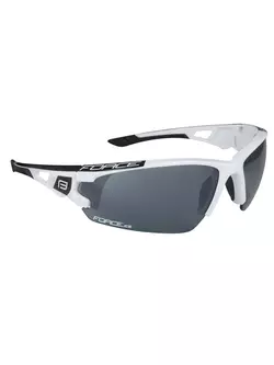 FORCE sports glasses with replaceable lenses CALIBRE, White 91054
