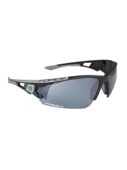 FORCE sports glasses with replaceable lenses CALIBRE, black 91055
