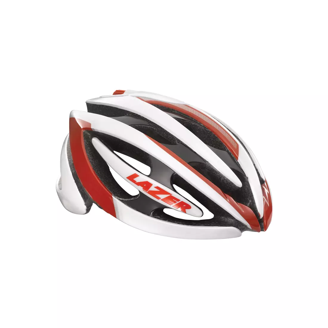 LAZER GENESIS bicycle helmet, road, white and red
