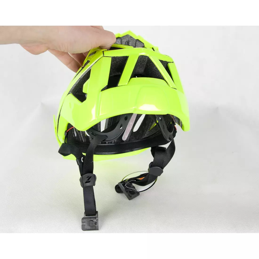 LAZER OASIZ MTB bicycle helmet, fluorescent