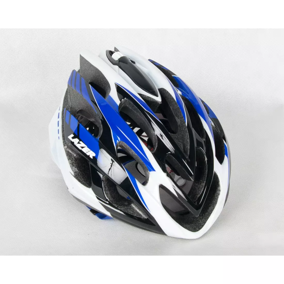 LAZER SPHERE bicycle helmet, road, white and blue