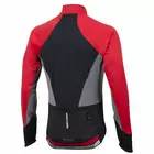 PEARL IZUMI ELITE PURSUIT winter softshell cycling jacket, black and red 11131606-3dm