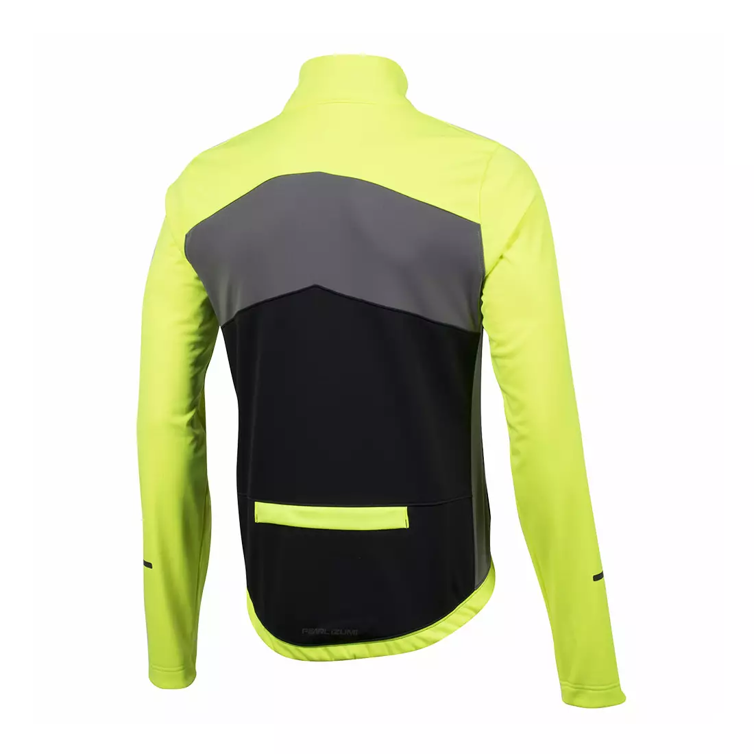 PEARL IZUMI SELECT ESCAPE winter softshell cycling jacket, black and fluorine 11131706-429