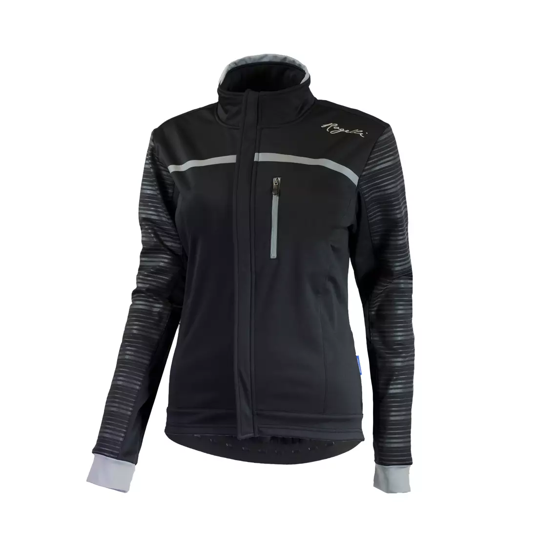 ROGELLI CAMILLA 2.0 women's winter cycling jacket, black-gray