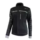 ROGELLI CAMILLA 2.0 women's winter cycling jacket, black-gray
