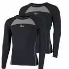 ROGELLI CORE 2-pack underwear - black long-sleeved thermoactive shirt 070.022