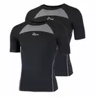 ROGELLI CORE 2-pack underwear short sleeve black thermo active shirt 070.021