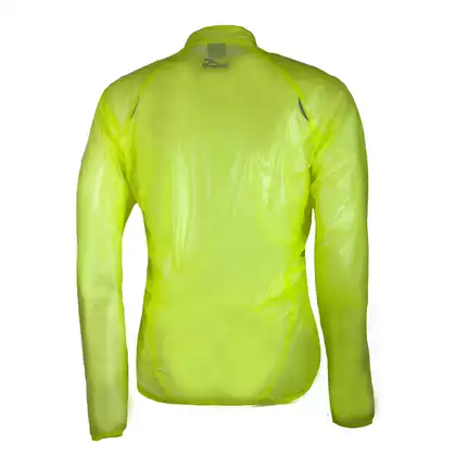 ROGELLI CROTONE lightweight cycling jacket, fluor
