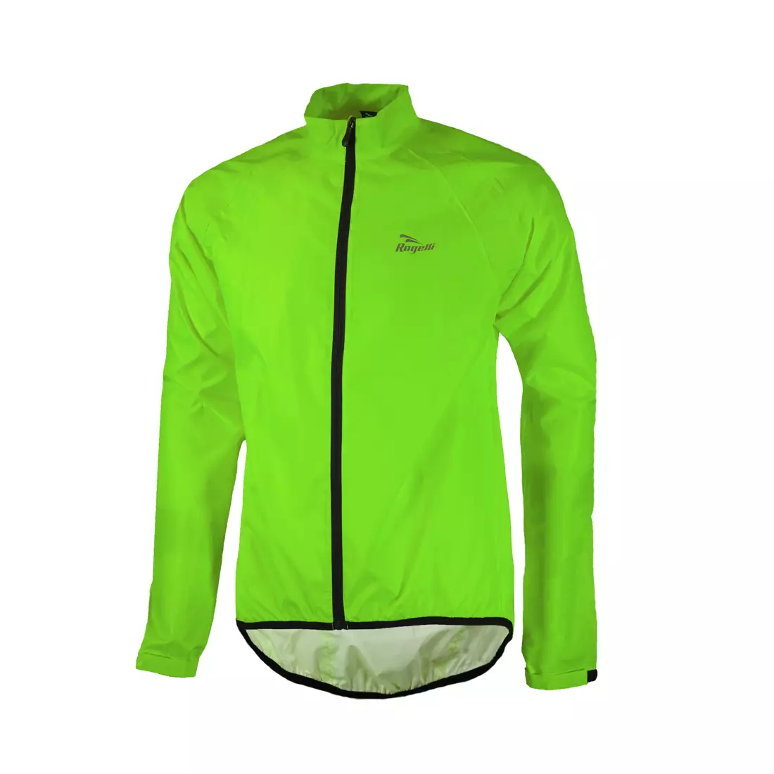 ROGELLI TELLICO rainproof cycling jacket, fluorine green