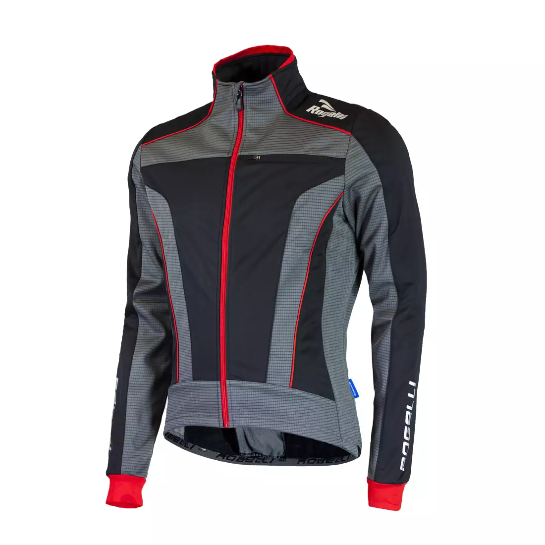ROGELLI TRANI 3.0 winter cycling jacket, black and red