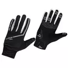 Rogelli Inverno winter cycling gloves, black and white