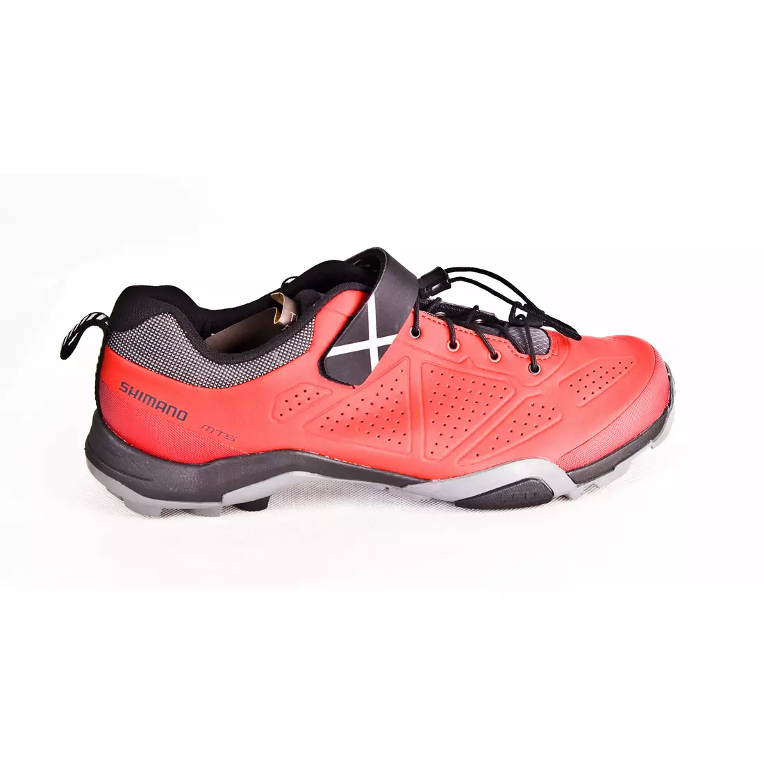 SHIMANO SH-MT500 cycling and trekking shoes, red