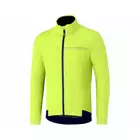 SHIMANO WINDBREAK winter cycling jacket, fluorine ECWJAPWQS22