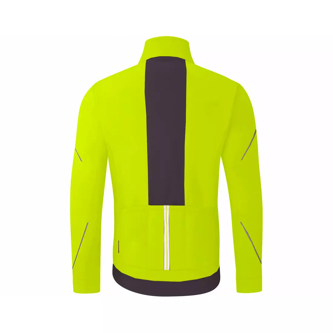SHIMANO WINDBREAK winter cycling jacket, fluorine ECWJAPWQS22