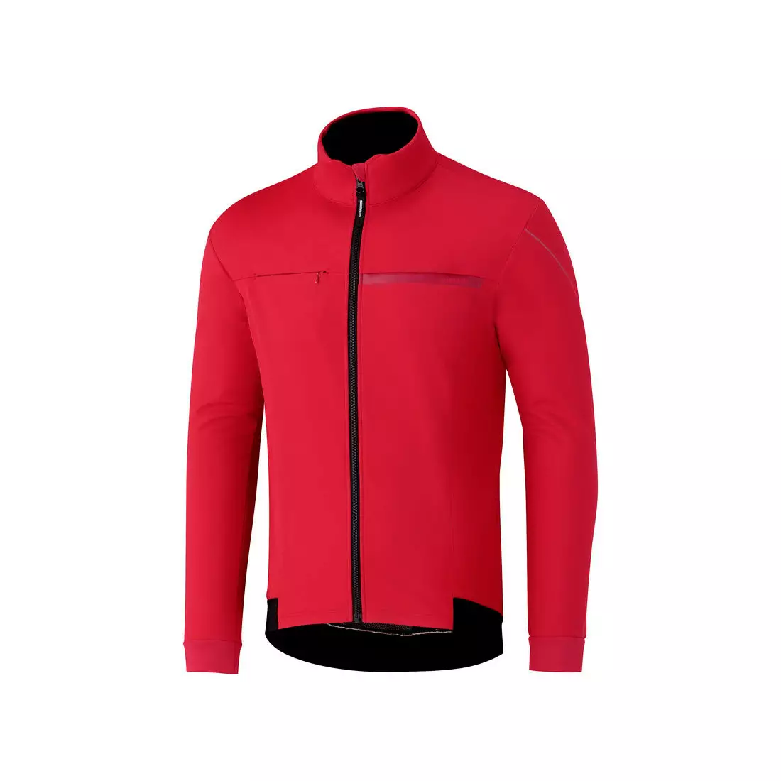 SHIMANO WINDBREAK winter cycling jacket, red ECWJAPWQS22