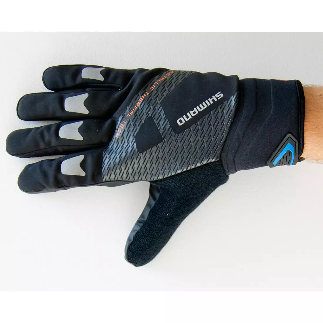 SHIMANO WINDSTOPPER winter cycling gloves, black ECWGLBWNS25ML