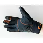 SHIMANO WINDSTOPPER winter cycling gloves, black-blue ECWGLBWNS25MT