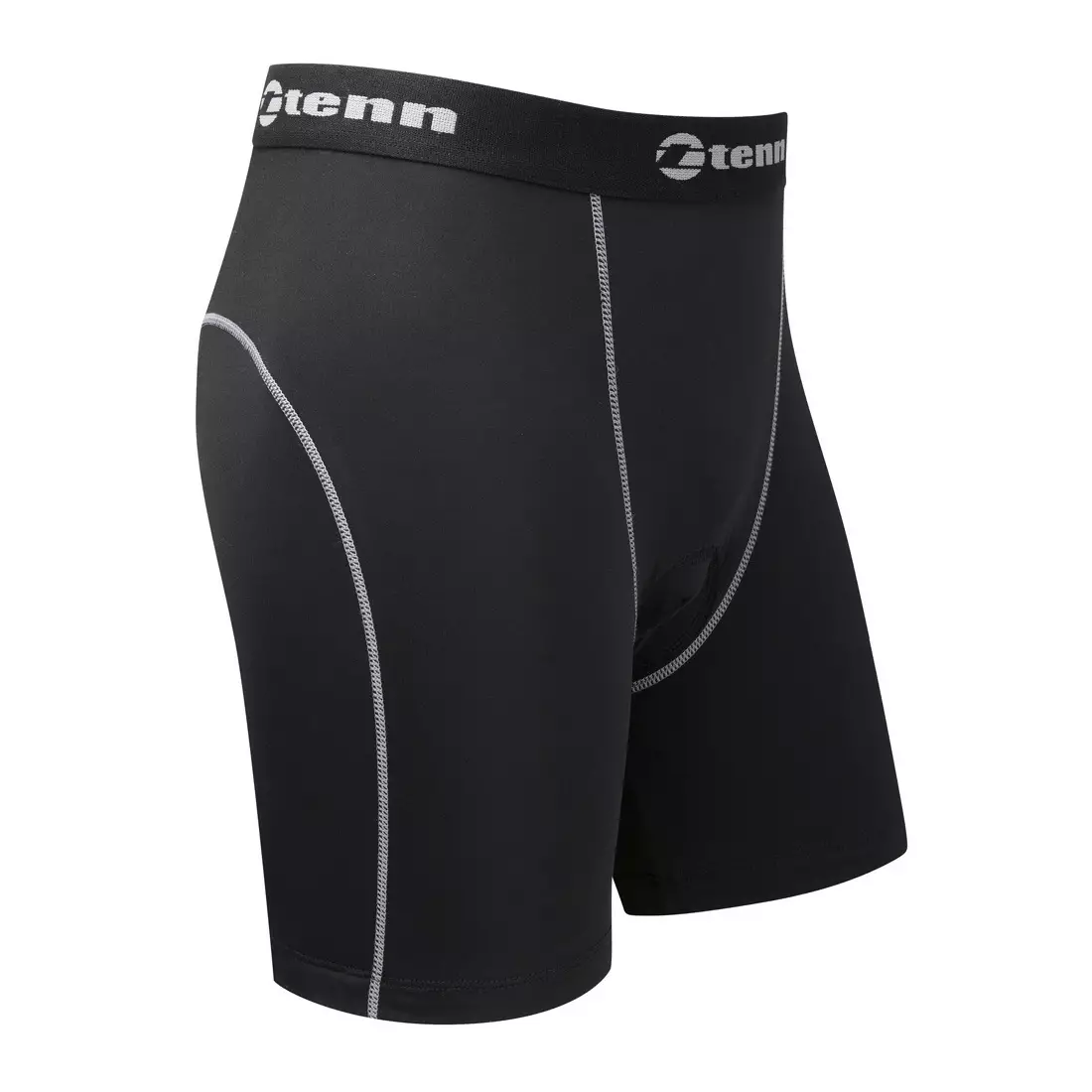 TENN OUTDOORS COOLFLO men's cycling boxer shorts, black and gray