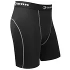 TENN OUTDOORS COOLFLO men's cycling boxer shorts, black and gray