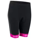 TENN OUTDOORS COOLflo+ women's bibless cycling shorts, black and pink