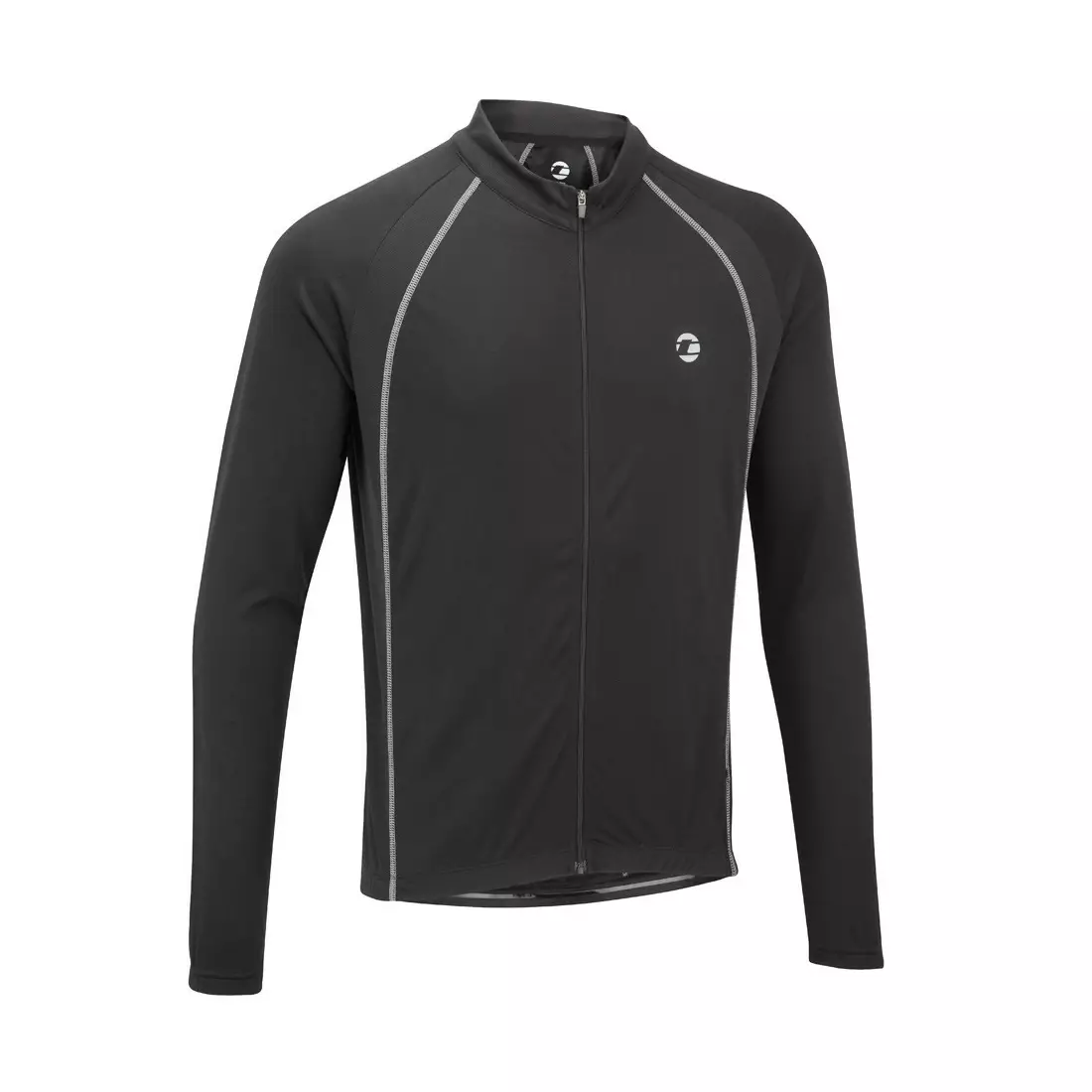 TENN OUTDOORS Men's Sprint cycling jersey with long sleeves, black