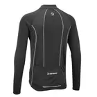 TENN OUTDOORS Men's Sprint cycling jersey with long sleeves, black