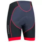 TENN OUTDOORS Men's bibless cycling shorts VIPER+ 2.0 black and red