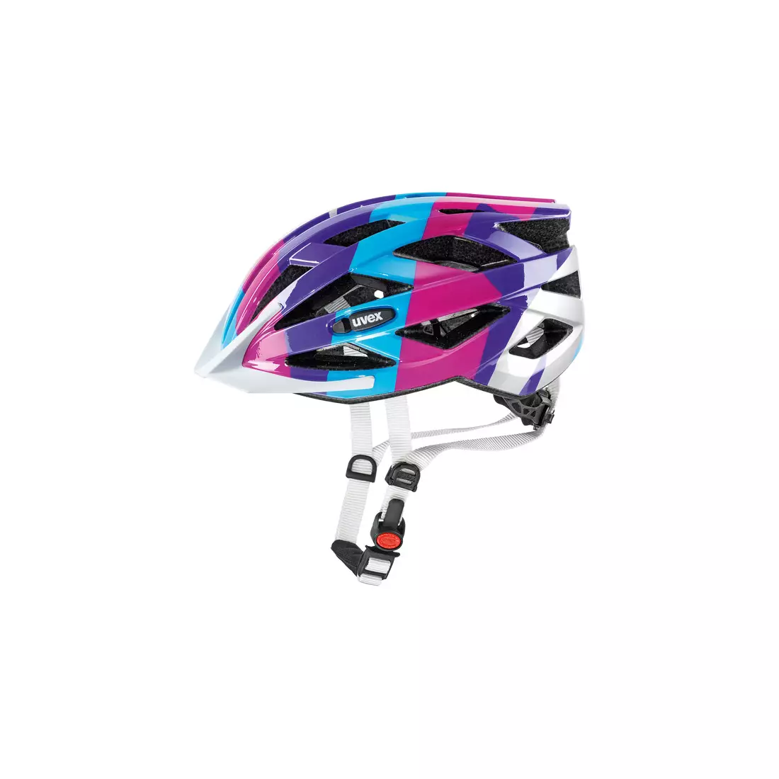 UVEX AIR WING bicycle helmet blue and pink