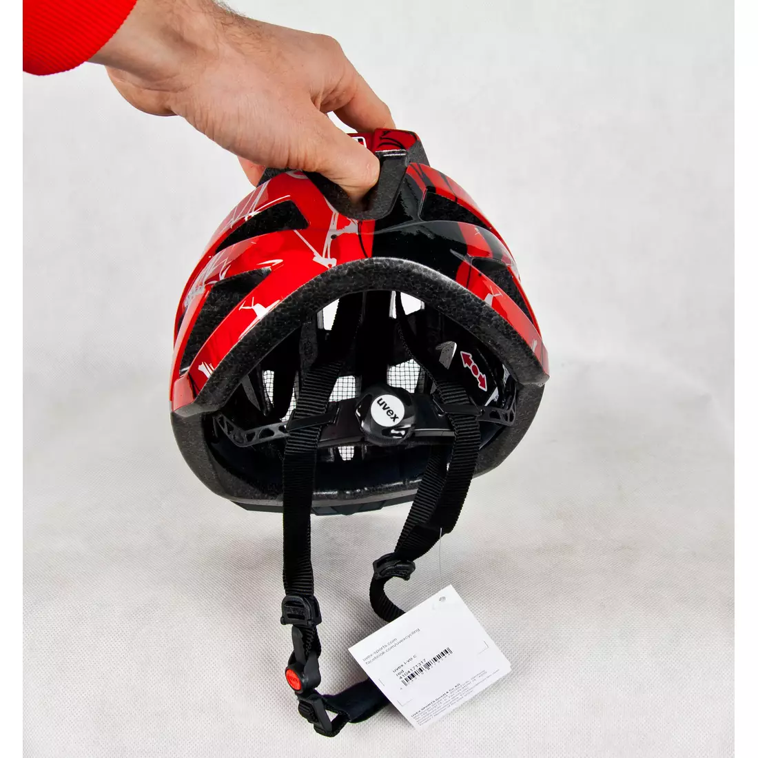 UVEX I-VO C bicycle helmet red